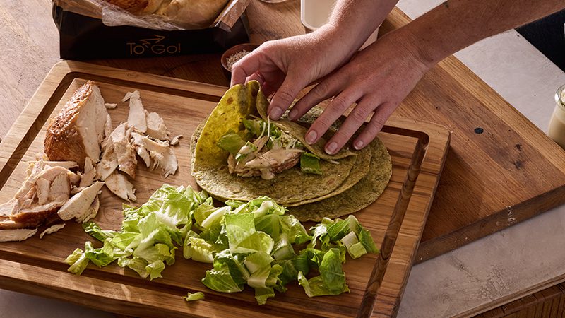 Chicken wraps